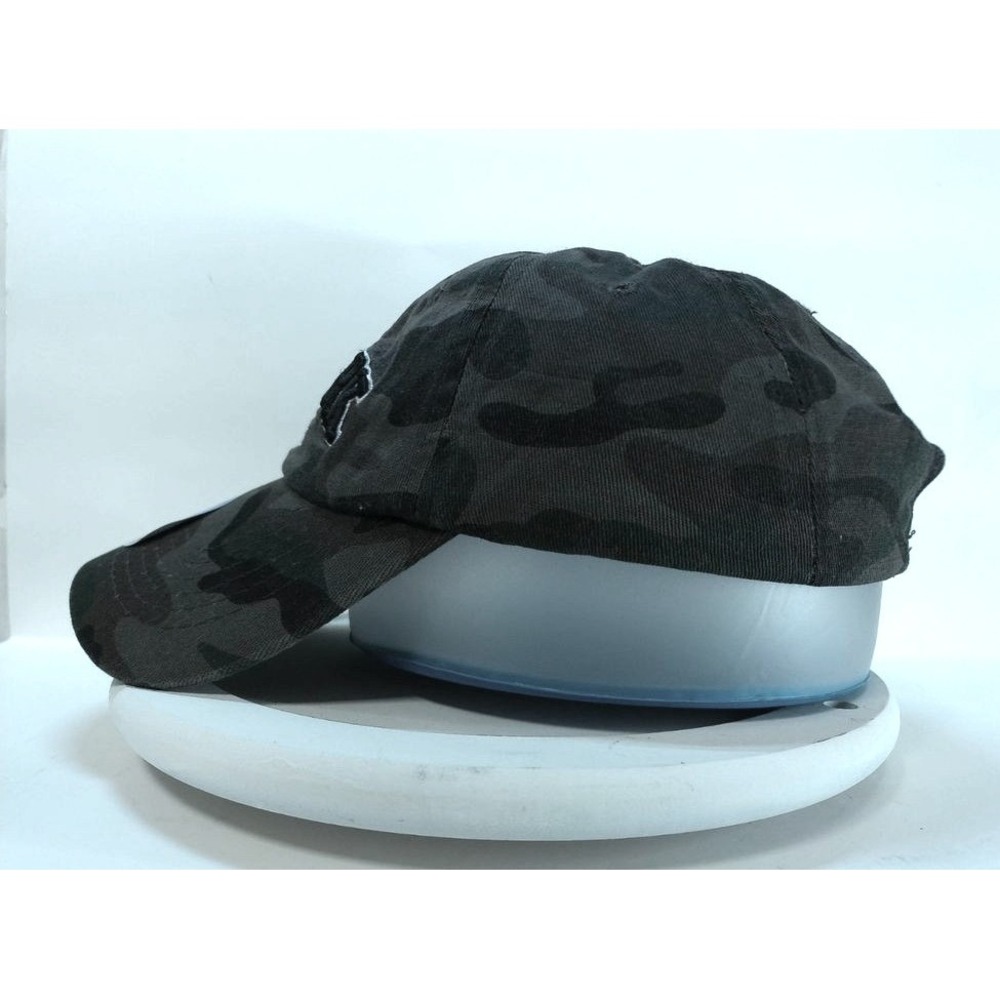 Camo Baseball Cap Tian Tian New York Adjustable Strapback Black Hat - Picture 2 of 7